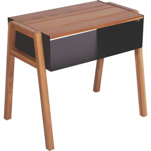 Mesa de Apoio Multiuso Tramontina Verona em Madeira Teca com Acabamento em Verniz Incolor