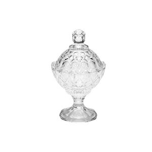 Centro de Mesa Oriente em Vidro 7,5x20cm Full Fit Champanhe