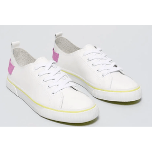Tênis Couro Detalhe Branco Soulier