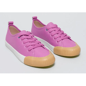 Tênis Couro Vira Fucsia Soulier
