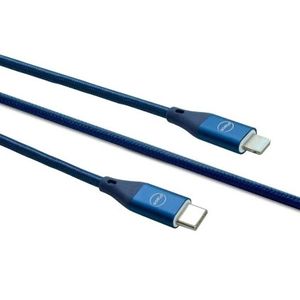 Cabo Lightning para USB-C (3º Geração) iPlace, 1,2 metros, Azul
