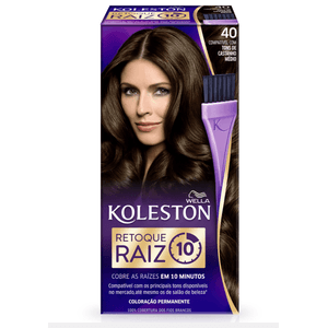 Tintura Koleston Retoque Raiz Cor Castanho Médio 40
