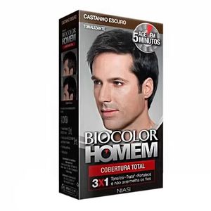 Tintura Biocolor Homem Castanho Escuro 30ml