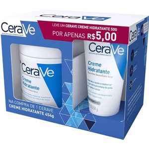 Kit CeraVe Creme Hidratante 454g + Creme Hidratante 50g