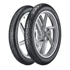 Par Pneu Moto Vipal 90/90-18 + 275-18 St300 | Titan | Ybr