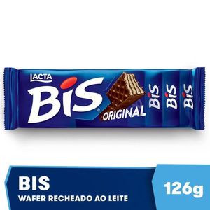 Chocolate Bis Ao Leite 126g - Lacta