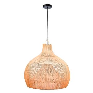 Luminária Pendente Rattan Sino Fibra Natural