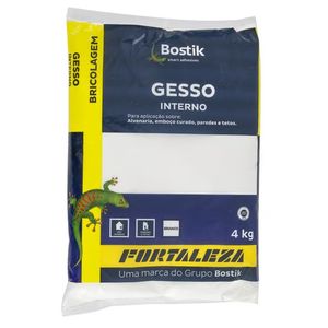 Gesso em Pó Secagem Rápida 4Kg Fortaleza