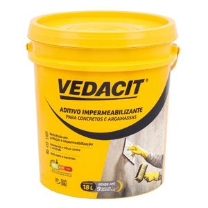 Aditivo Impermeabilizante Concreto e Argamassa 18L Vedacit