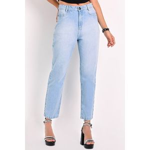 Calça Mom Délavé - Carmen Steffens