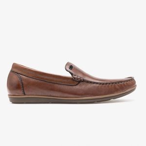 Mocassim Denim Tag Tan - Democrata