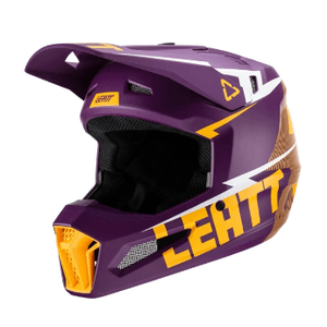 Capacete Leatt Moto 3.5 Com Óculos
