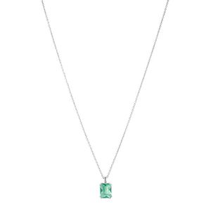 Colar Life Royal Prata Cristal Verde