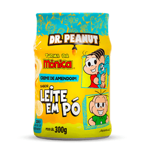 Creme de amendoim Turma da Mônica sabor Leite em Pó - Dr. Peanut