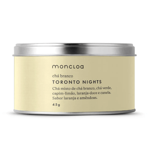 Chá Branco Toronto Nights Moncloa Lata 45g - Chá