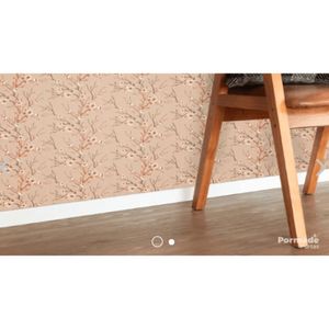 Rodapé Em PVC Wood Liso 5,0 Cm - Barra Com 2,10 M - Pormade
